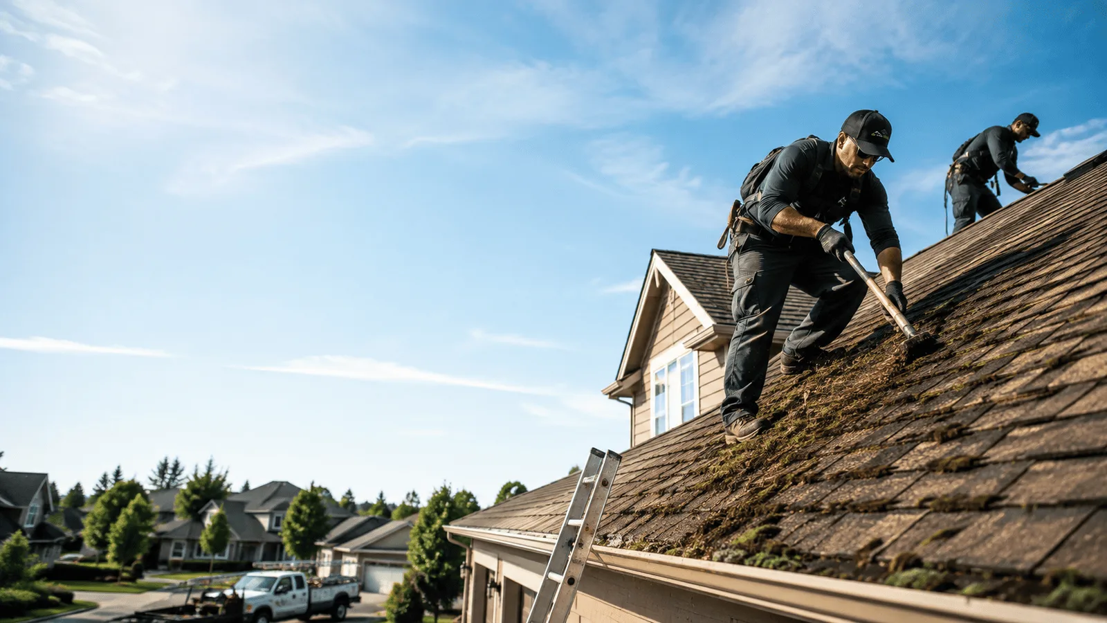 Roof Moss Removal in Commerce, TX near me